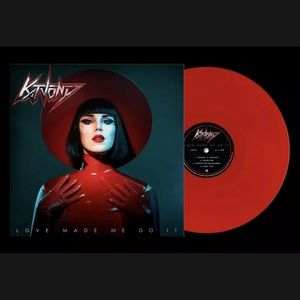 Kat Von D Love Made Me Do It Red Vinyl Album Autographed 12 X 12 Limited Ed